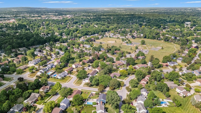 2104 Waterbury Dr SE, Kentwood, MI 49508 - aerial overview of property's location with nearby suburban area