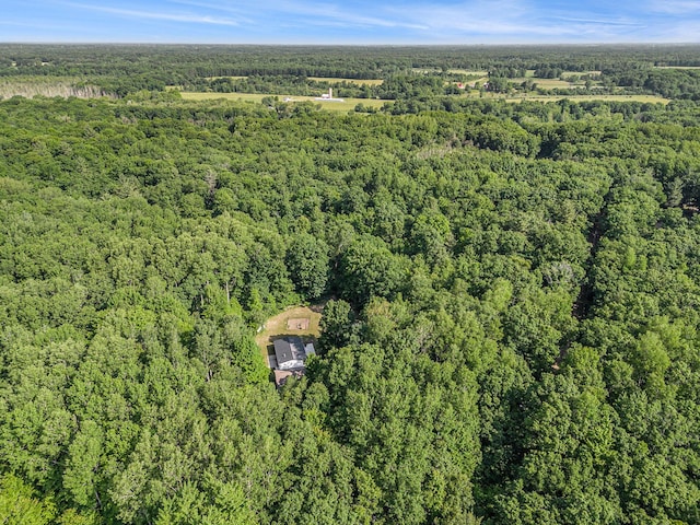 12467 S Running Deer Ln, Grant, MI 49327 - drone / aerial view of a heavily wooded area