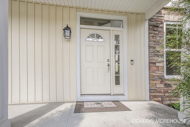 7511 Emerald Woods SE, Byron Center, MI 49315 - entrance to property with stone siding