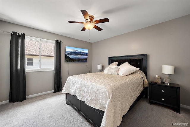 6280 Branford Dr, West Bloomfield, MI 48322 - bedroom with carpet and a ceiling fan