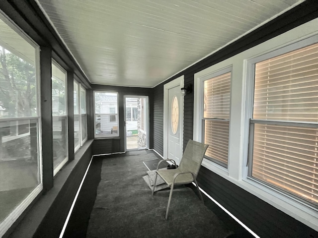 336 E Prospect St, Jackson, MI 49203 - view of unfurnished sunroom