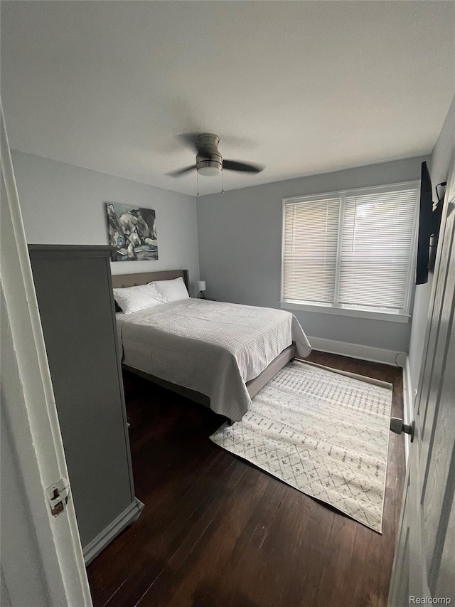 18522 Joseph Campau St, Detroit, MI 48234 - bedroom featuring wood finished floors and a ceiling fan