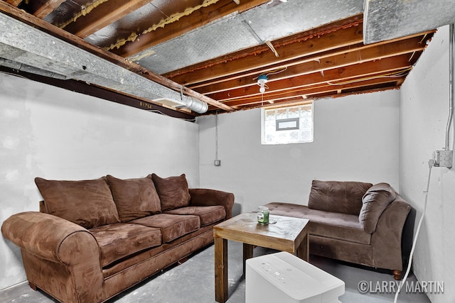 1426 Lancashire SE, Grand Rapids, MI 49508 - living room with concrete floors