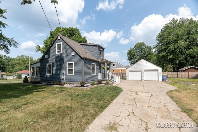 1426 Lancashire SE, Grand Rapids, MI 49508 - view of front facade with an outdoor structure and a garage