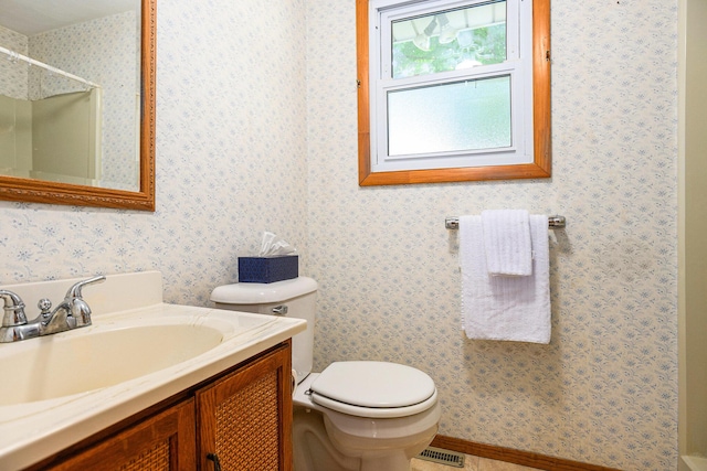 18169 6th Avenue Rd, Three Rivers, MI 49093 - bathroom with vanity and a shower