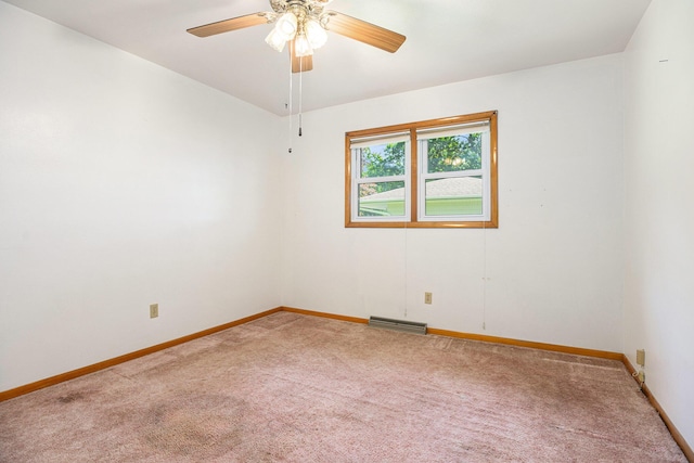 18169 6th Avenue Rd, Three Rivers, MI 49093 - empty room featuring carpet flooring and a ceiling fan