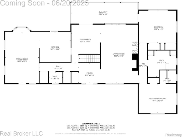 5492 N Sycamore Dr, Burton, MI 48509 - view of floor plan / room layout
