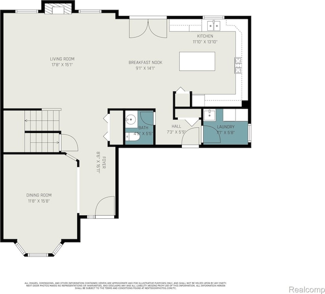 15740 Aspen Dr, Romulus, MI 48174 - view of property floor plan
