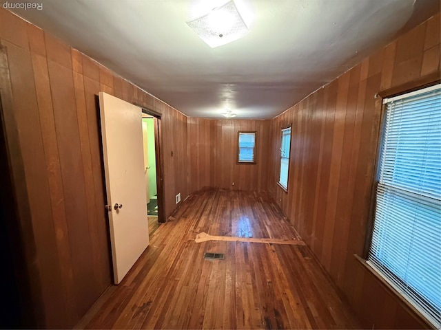 26645 Ross St, Inkster, MI 48141 - unfurnished room featuring wood-type flooring and wooden walls