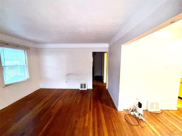 26645 Ross St, Inkster, MI 48141 - empty room with wood finished floors and ornamental molding