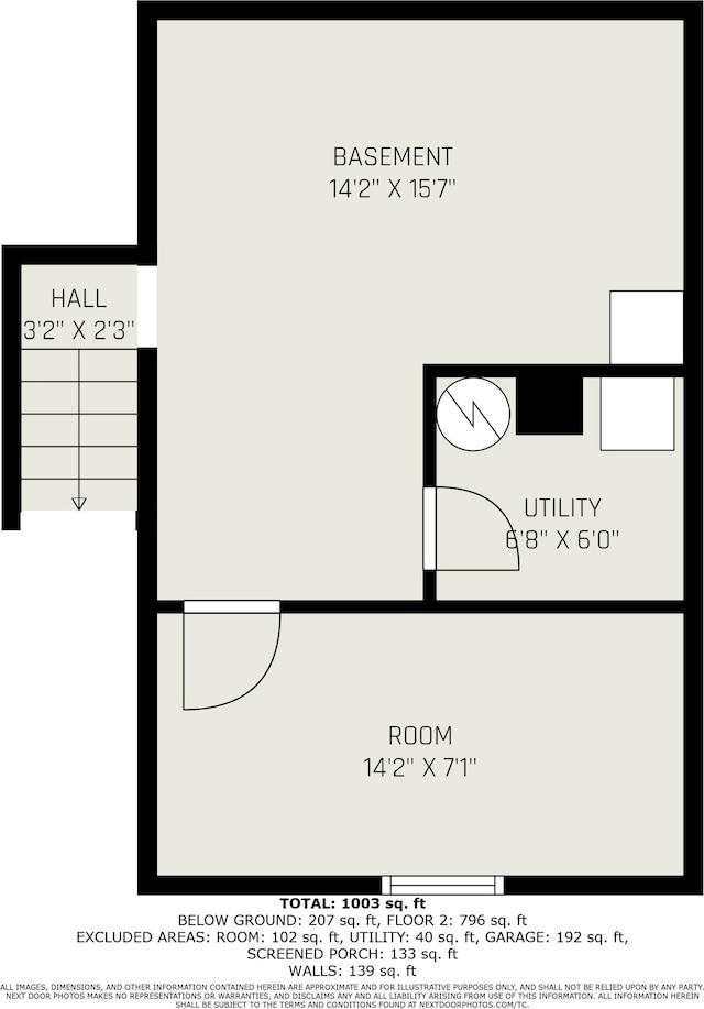 1676 Dyson St, Muskegon, MI 49442 - view of home floor plan