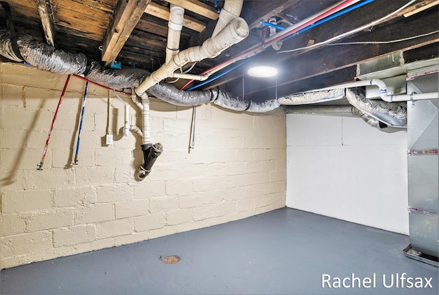 1676 Dyson St, Muskegon, MI 49442 - view of unfinished basement