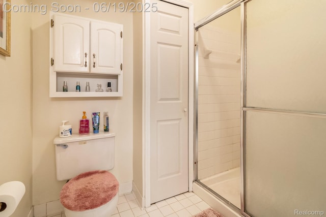 49649 Draper Cir, Plymouth, MI 48170 - full bath featuring a shower stall and tile patterned floors
