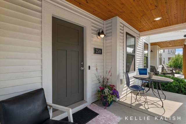 2519 Inverness Rd SE, Grand Rapids, MI 49546 - view of exterior entry with a porch