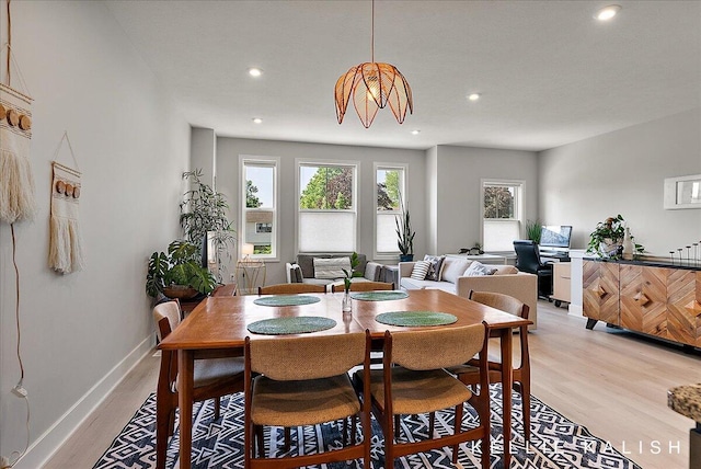 2519 Inverness Rd SE, Grand Rapids, MI 49546 - dining room featuring light wood-style floors and recessed lighting