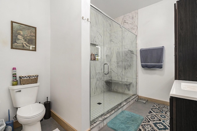 780 S 72nd Ave, Shelby, MI 49455 - full bath with a stall shower and vanity