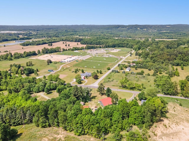 720 S 72nd Ave, Shelby, MI 49455 - bird's eye view of a heavily wooded area