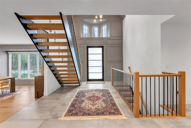 163 Manorwood Dr, Bloomfield Hills, MI 48304 - foyer entrance featuring a chandelier