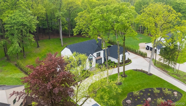 163 Manorwood Dr, Bloomfield Hills, MI 48304 - drone / aerial view