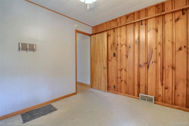 21732 Tenny St, Dearborn, MI 48124 - carpeted empty room with baseboards and a smoke detector