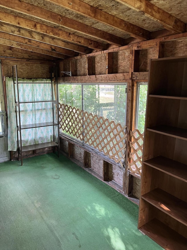 6121 N Pine Ave, White Cloud, MI 49349 - view of unfurnished sunroom