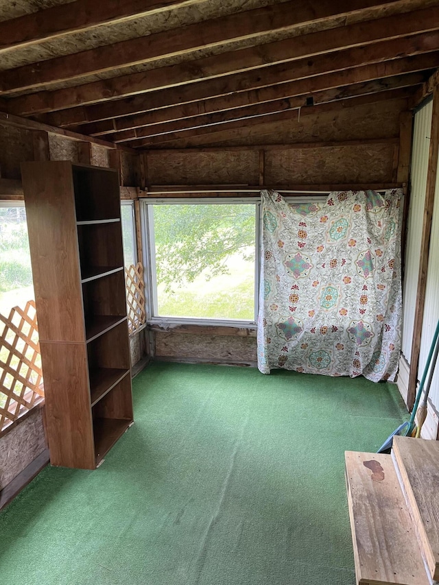 6121 N Pine Ave, White Cloud, MI 49349 - view of unfurnished sunroom