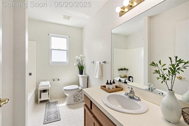 3244 Buckhorn Ct, Ann Arbor, MI 48105 - bathroom with vanity and tile patterned flooring