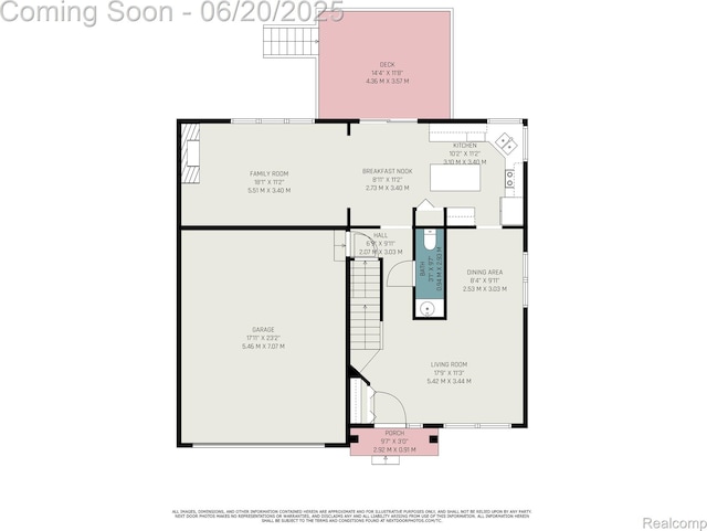 3244 Buckhorn Ct, Ann Arbor, MI 48105 - view of floor plan / room layout