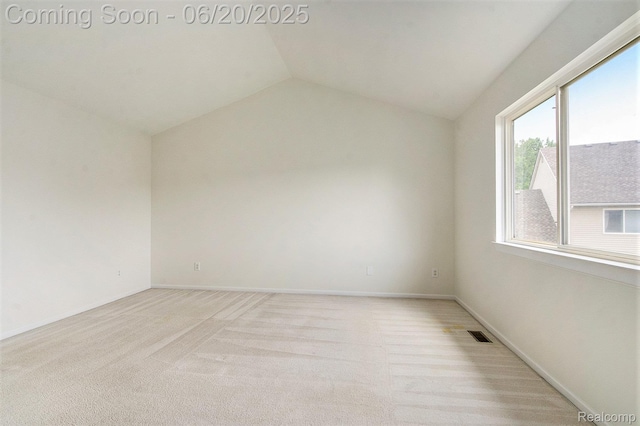 3244 Buckhorn Ct, Ann Arbor, MI 48105 - bonus room featuring vaulted ceiling and light colored carpet