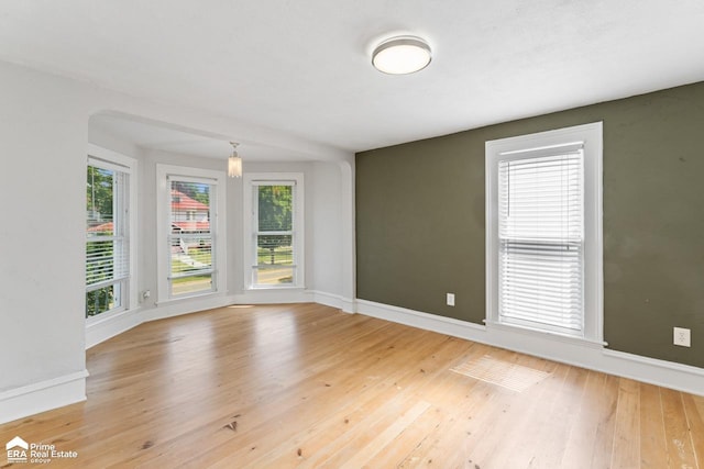 320 E Main St, Flushing, MI 48433 - spare room featuring light wood finished floors and baseboards