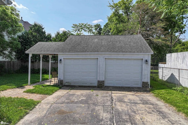 320 E Main St, Flushing, MI 48433 - view of detached garage