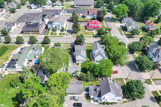 320 E Main St, Flushing, MI 48433 - aerial overview of property's location with nearby suburban area
