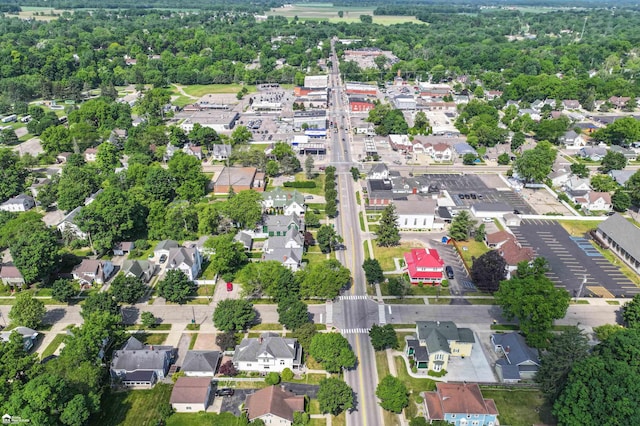 320 E Main St, Flushing, MI 48433 - aerial view of property's location with nearby suburban area