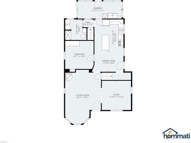 320 E Main St, Flushing, MI 48433 - view of property floor plan