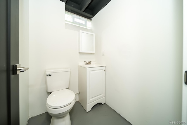 1922 N Wilson Ave, Royal Oak, MI 48073 - half bathroom with vanity and concrete flooring