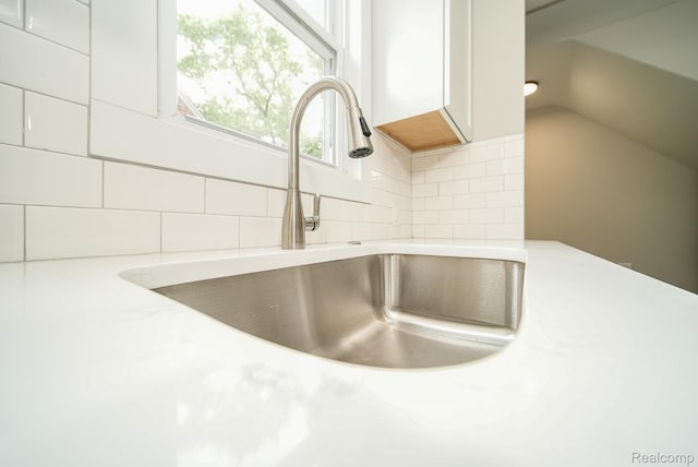 1922 N Wilson Ave, Royal Oak, MI 48073 - kitchen view of decorative backsplash and light countertops