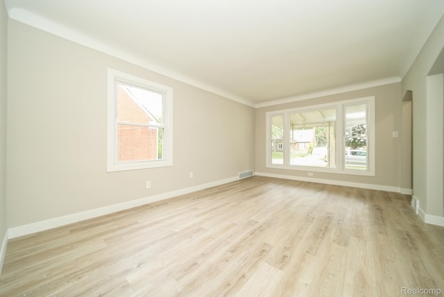 1922 N Wilson Ave, Royal Oak, MI 48073 - empty room with light wood finished floors and baseboards