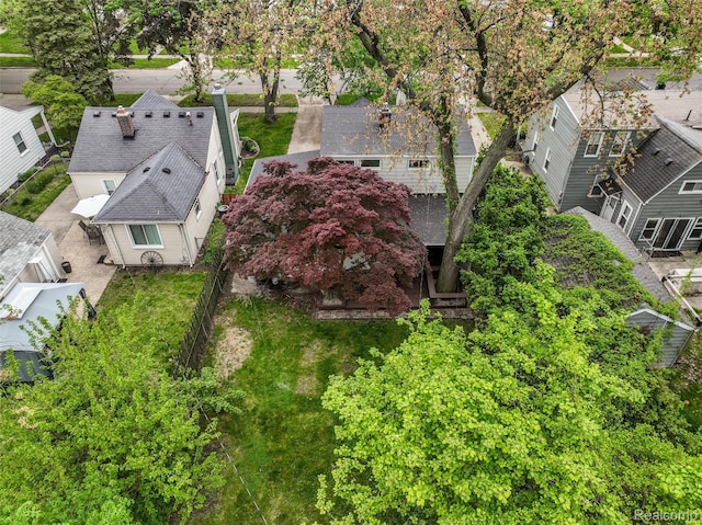 1605 N Vermont Ave, Rochester, MI 48067 - aerial perspective of suburban area