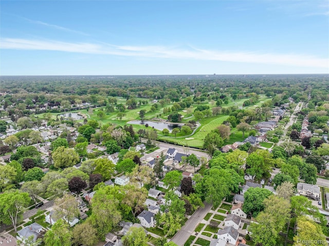 1605 N Vermont Ave, Rochester, MI 48067 - aerial view of property and surrounding area with nearby suburban area