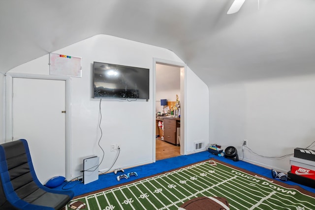 11372 Riverdale Ave, Redford, MI 48239 - playroom featuring vaulted ceiling
