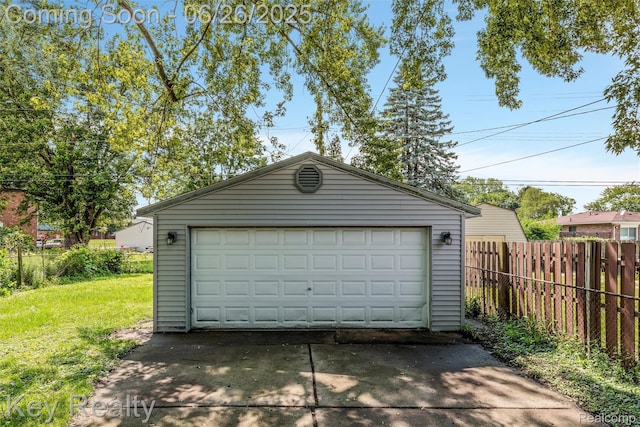 9468 Washington St, Romulus, MI 48174 - view of detached garage