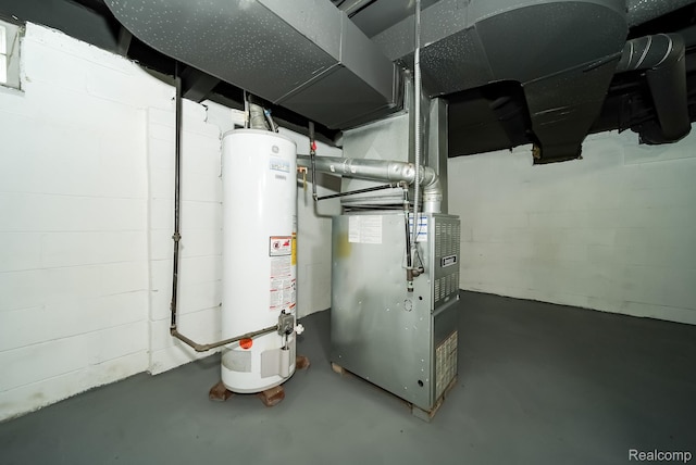3911 Thomas Ave, Berkley, MI 48072 - utilities with gas water heater and heating unit