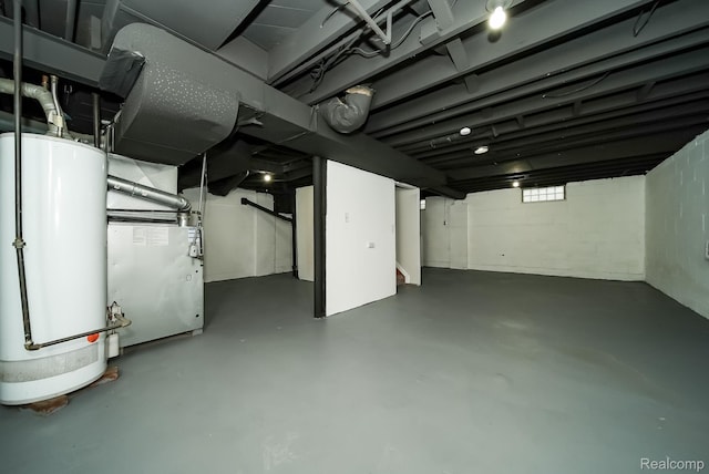 3911 Thomas Ave, Berkley, MI 48072 - below grade area featuring water heater and heating unit