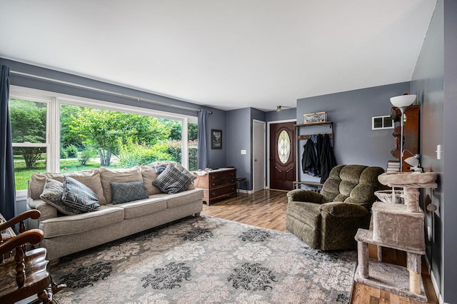 10158 US Highway 31, Berrien Springs, MI 49103 - living room with wood finished floors