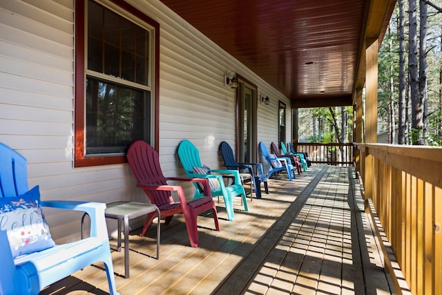 1724 N Ridge Rd, Mears, MI 49436 - view of wooden porch