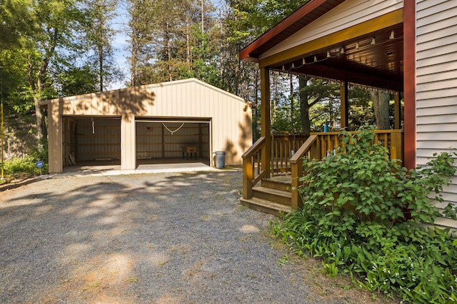 1724 N Ridge Rd, Mears, MI 49436 - view of detached garage