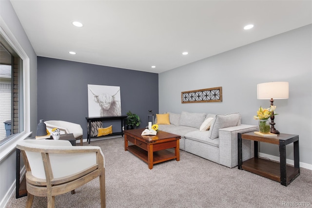 14671 Labelle St, Oak Park, MI 48237 - carpeted living area featuring recessed lighting