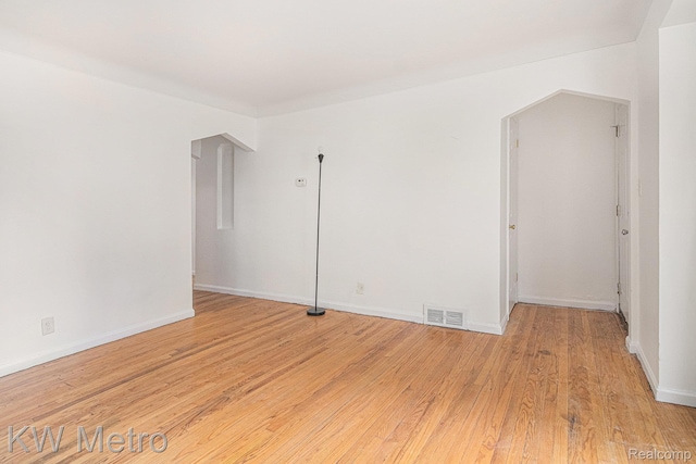 11416 Pierson St, Detroit, MI 48228 - spare room featuring light wood-style floors and baseboards