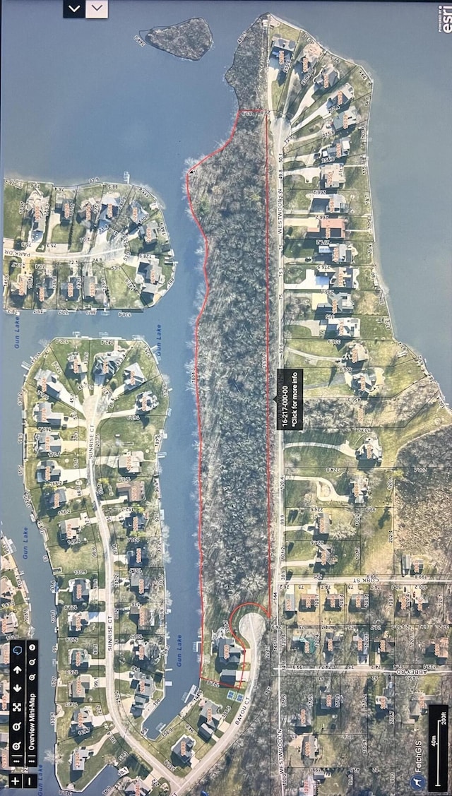 12828 Bayou Ct, Wayland, MI 49348 - aerial view of property and surrounding area