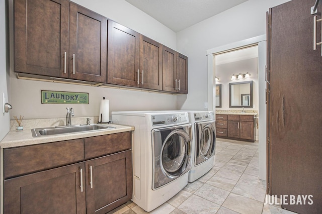 12828 Bayou Ct, Wayland, MI 49348 - laundry area with cabinet space and washing machine and clothes dryer